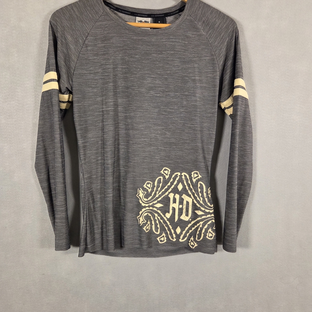 Harley-Davidson women's performance long-sleeve raglan shirt (O375)